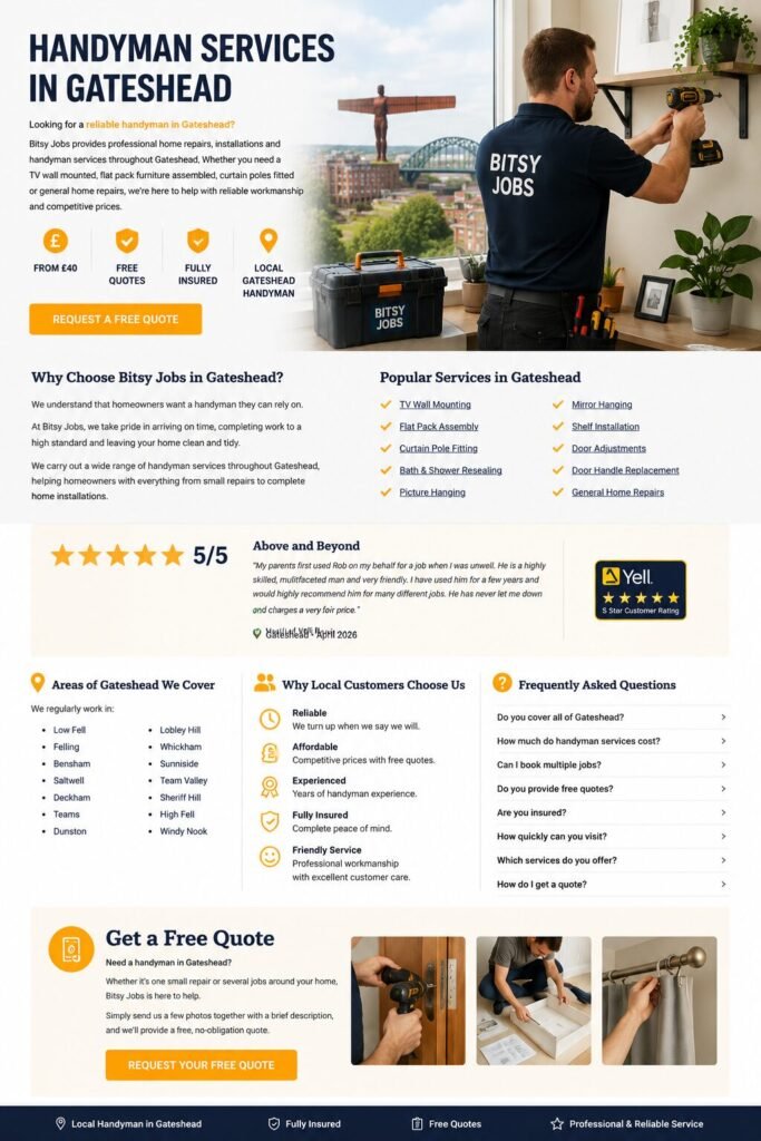 handyman in gateshead