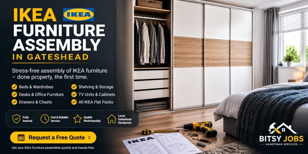 IKEA Furniture Assembly Gateshead by Bitsy Jobs